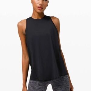 lululemon athletica burgundy tie back Tank Top